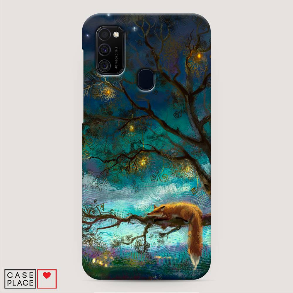 

Пластиковый чехол "Лиса устала" на Samsung Galaxy M21, 29720-1