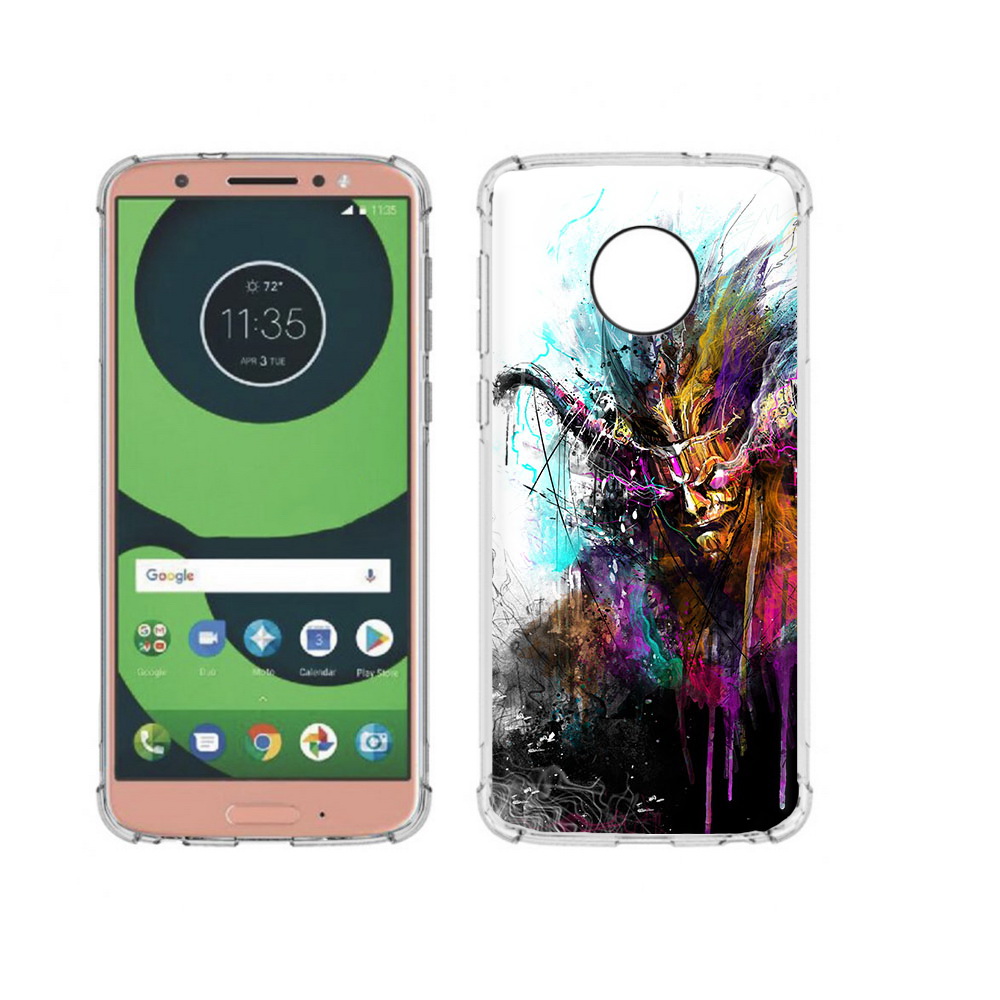 

Чехол MyPads Tocco для Motorola Moto G6 яркий дьявол (PT99805.376.709), Прозрачный, Tocco