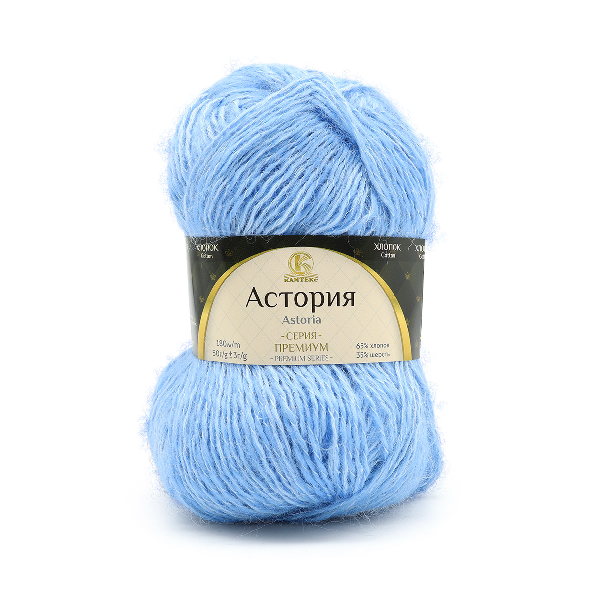 

Пряжа Камтекс 'Астория' 50г, 180м, хлопок, шерсть, 404 меланж 5, 5 мотков