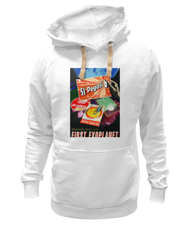 

Худи унисекс Printio Космический туризм белое 3XL, Белый, Космический туризм