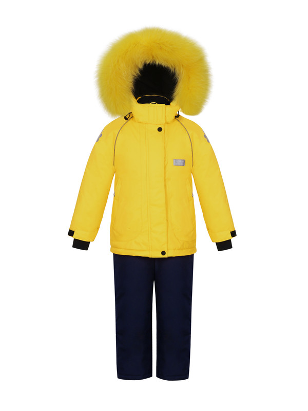 

Комплект верхней одежды детский Stylish Amadeo AKP-094A, желтый, 122, AKP-094A