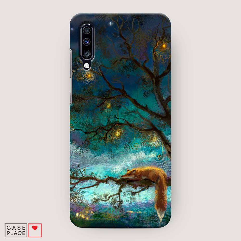 

Пластиковый чехол "Лиса устала" на Samsung Galaxy A70, 28120-1