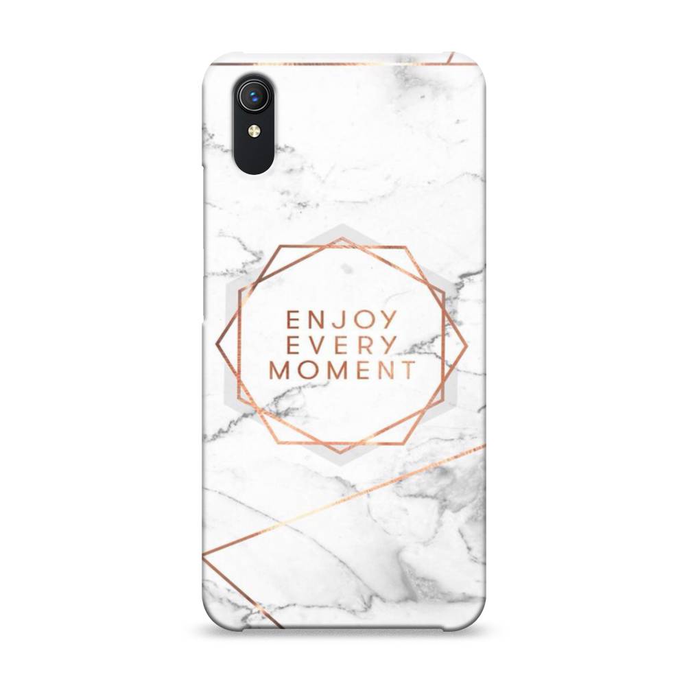 

Пластиковый чехол "Enjoy every moment мрамор" на Vivo Y1s, 263220-5