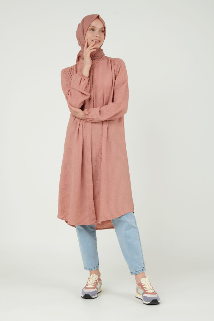 

Рубашка мусульманская женский HE-QA T3078 розовый 38 (товары доставляются из-за рубежа), T3078