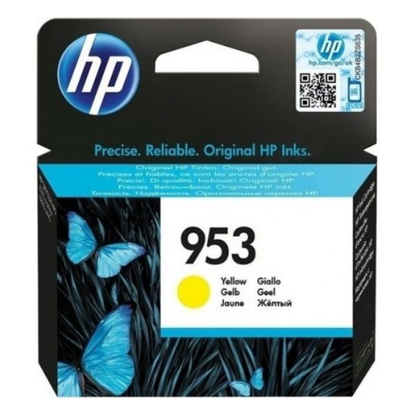 

Картридж для струйного принтера HP 953 (F6U14AE) желтый, оригинал, 953 F6U14AE