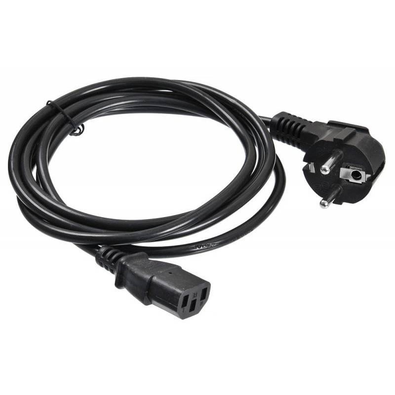 

Кабель BURO Schuko - IEC C13 вилка-розетка 5м (BU-PCAB-5M-16A) черный
