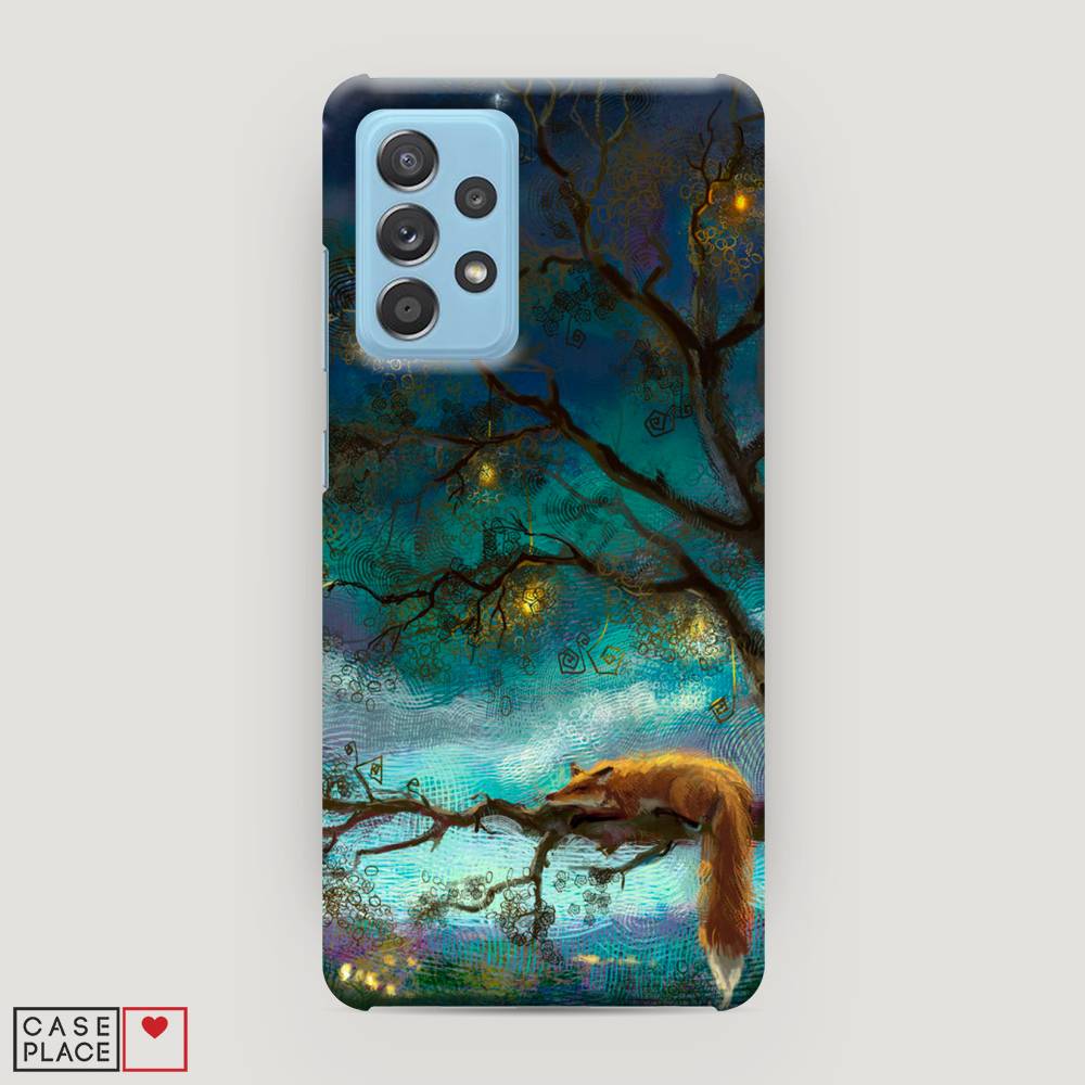 

Пластиковый чехол "Лиса устала" на Samsung Galaxy A52, 2102420-1