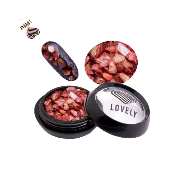 

Слюда для дизайна ногтей Lovely, кирпичная