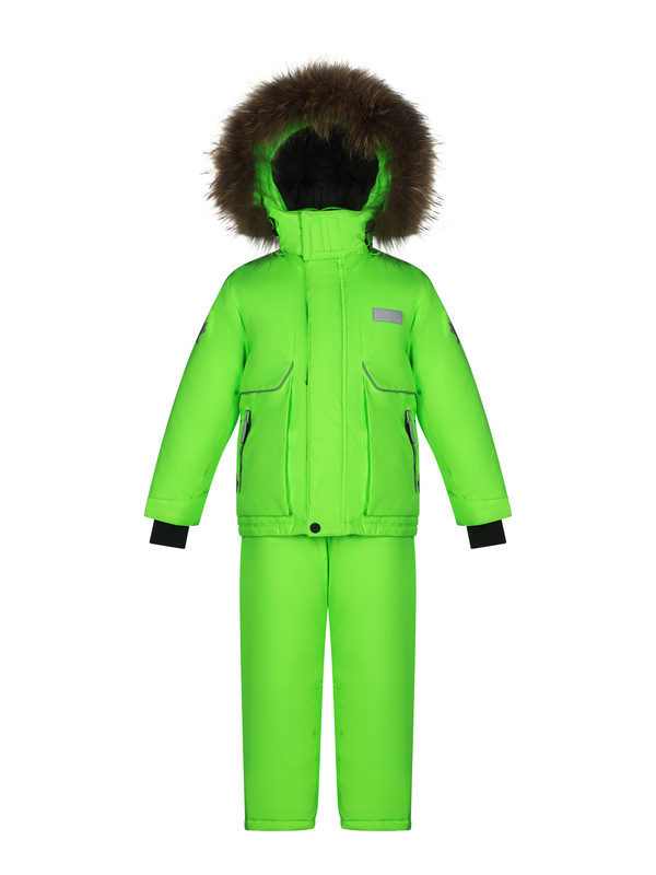 Комплект верхней одежды детский Stylish Amadeo AKP-092A, зеленый, 104