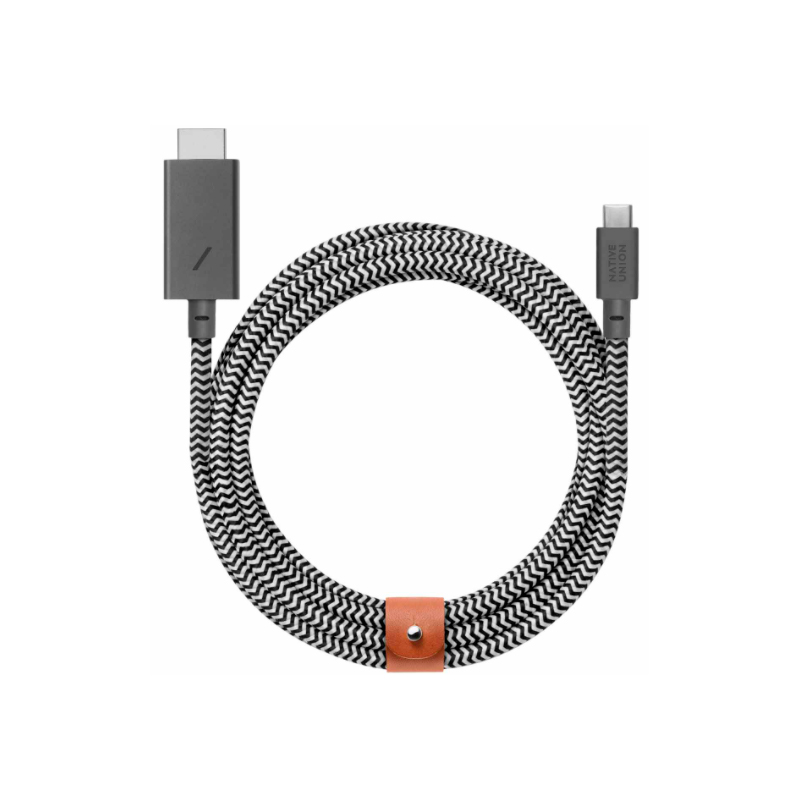 фото Кабель native union usb type-c-displayport m-m 3м (belt-c-hdmi-zeb-3)