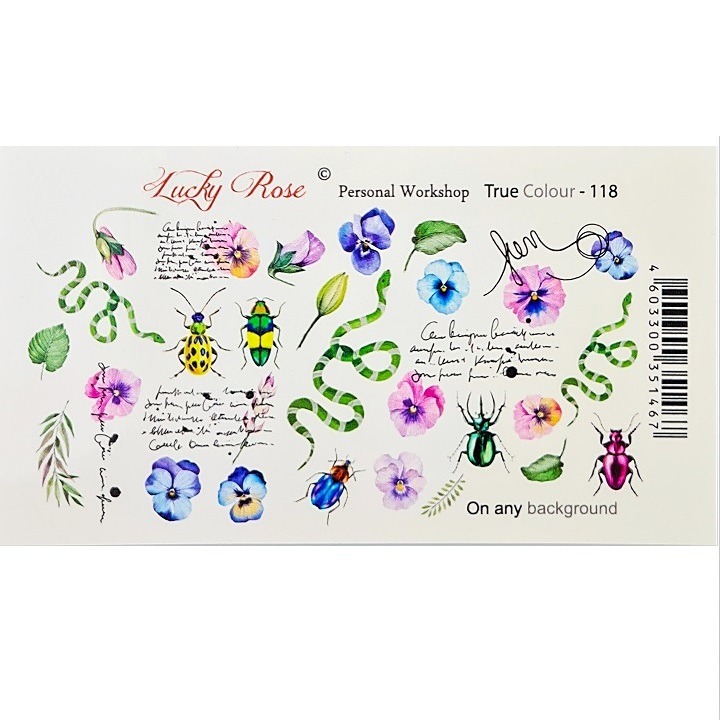 

Слайдер-дизайн Lucky Rose True Colour №118, Разноцветный