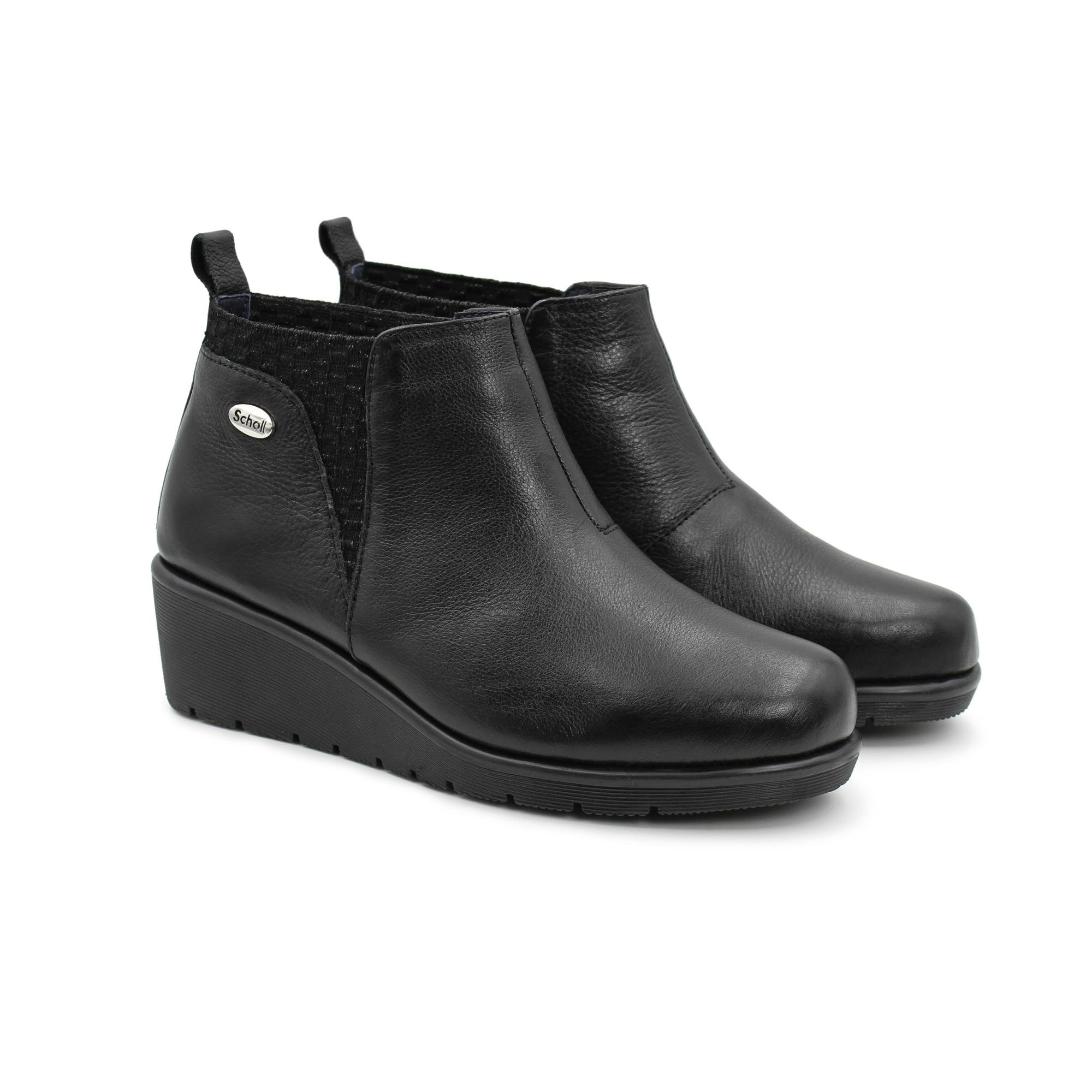 Полусапоги женские Scholl NIKI BOOTIE F290871004 черные 40 EU