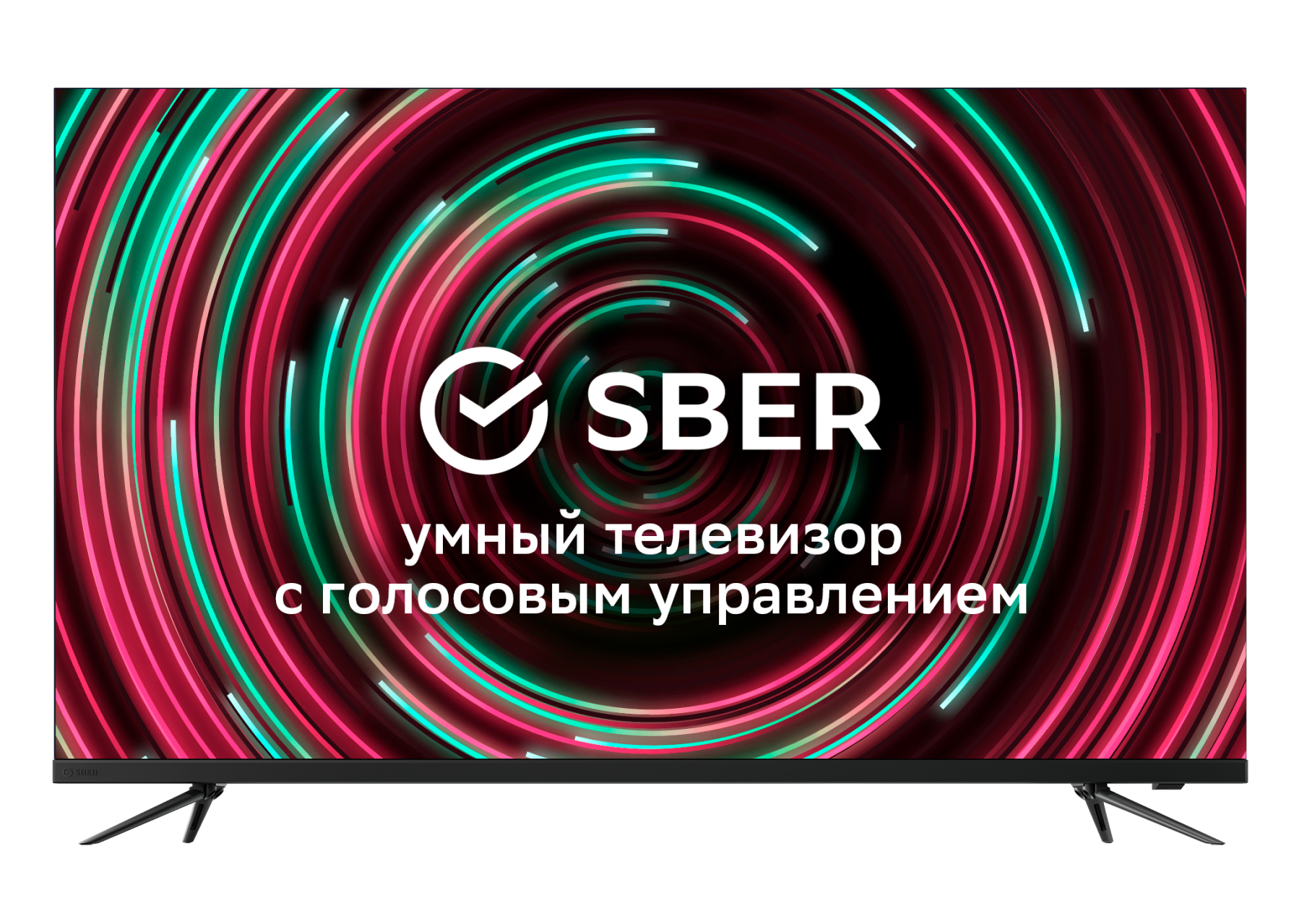 фото Led телевизор 4k ultra hd sber sbx-55u219tss с «салют тв»