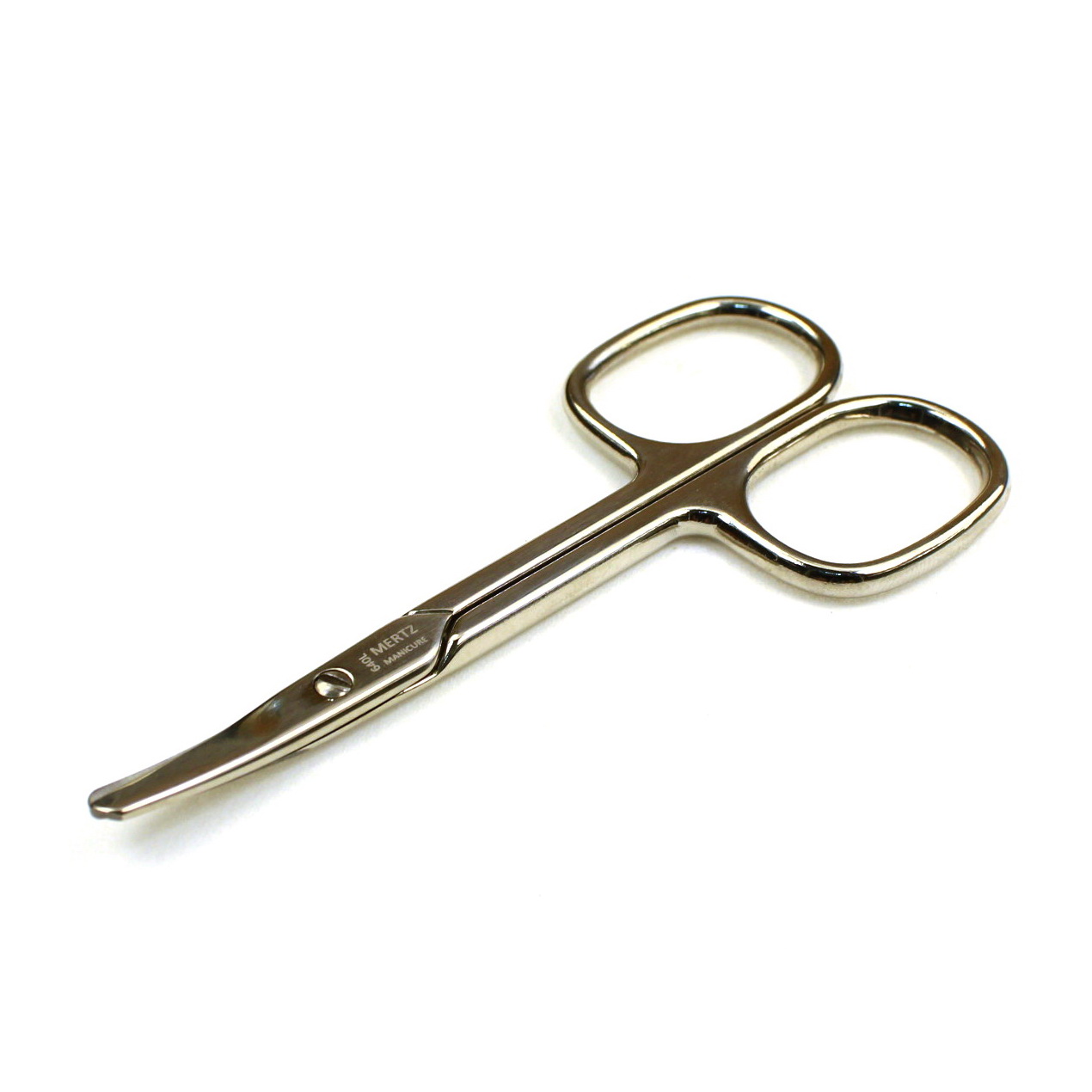 Ножницы для ногтей детские Mertz никелированные лезвия и ручки скругленные кончики