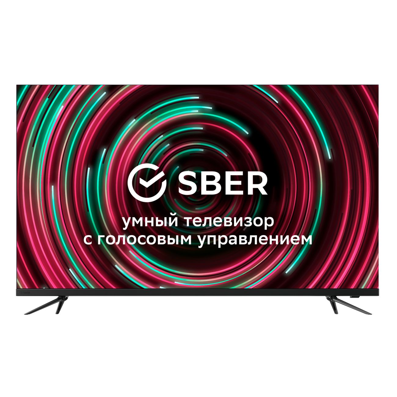 фото Led телевизор 4k ultra hd sber sbx-50u219tss с «салют тв»
