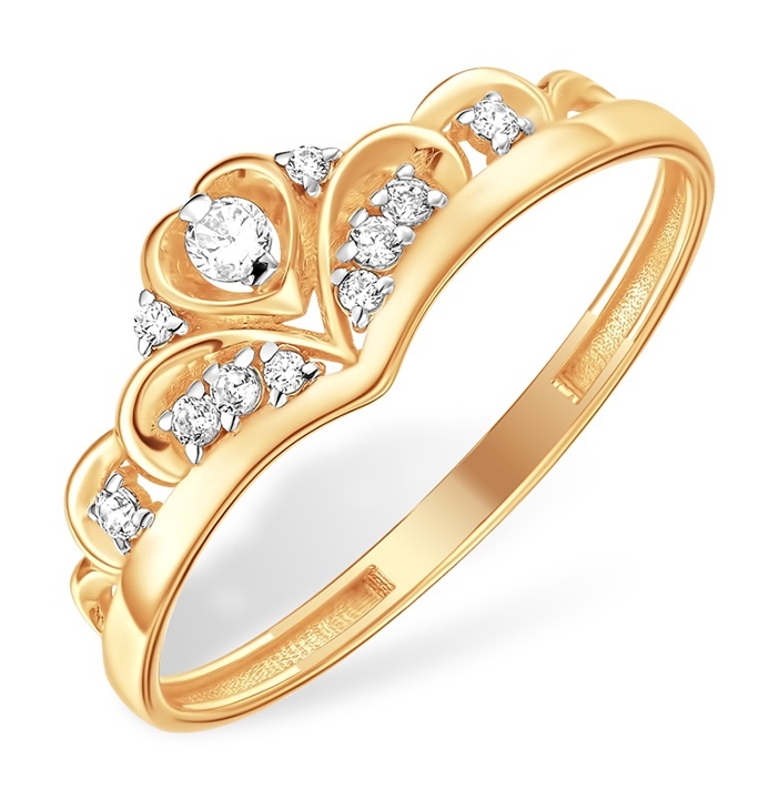 

Кольцо из золота р.  Kari Jewelry 237371, фианит, 237371