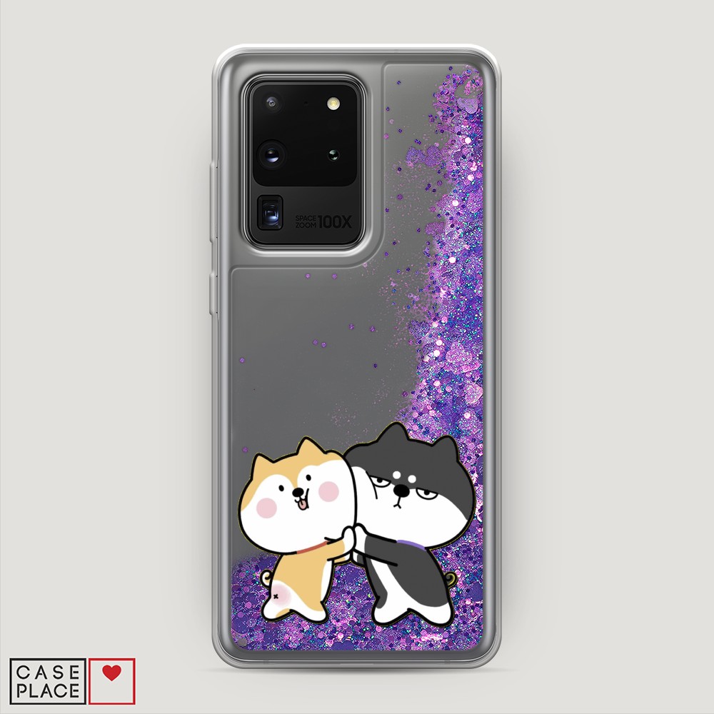 

Чехол Awog на Samsung Galaxy S20 Ultra "Обнимашки акита", Разноцветный, 29492-1