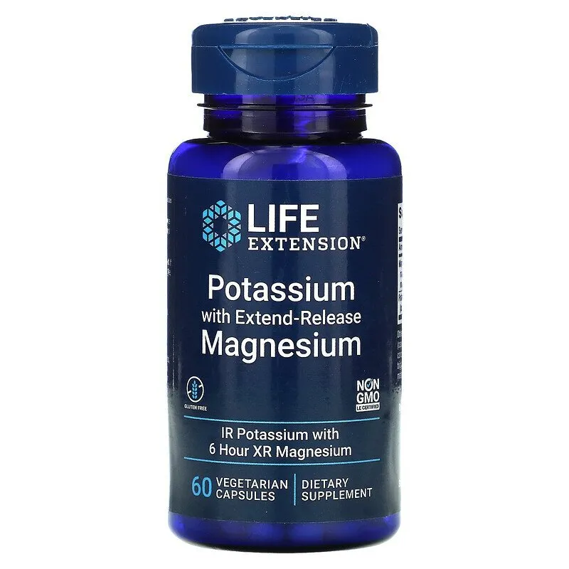 

Калий с магнием Life Extension Potassium with Extend-Release Magnesium капсулы 60 шт