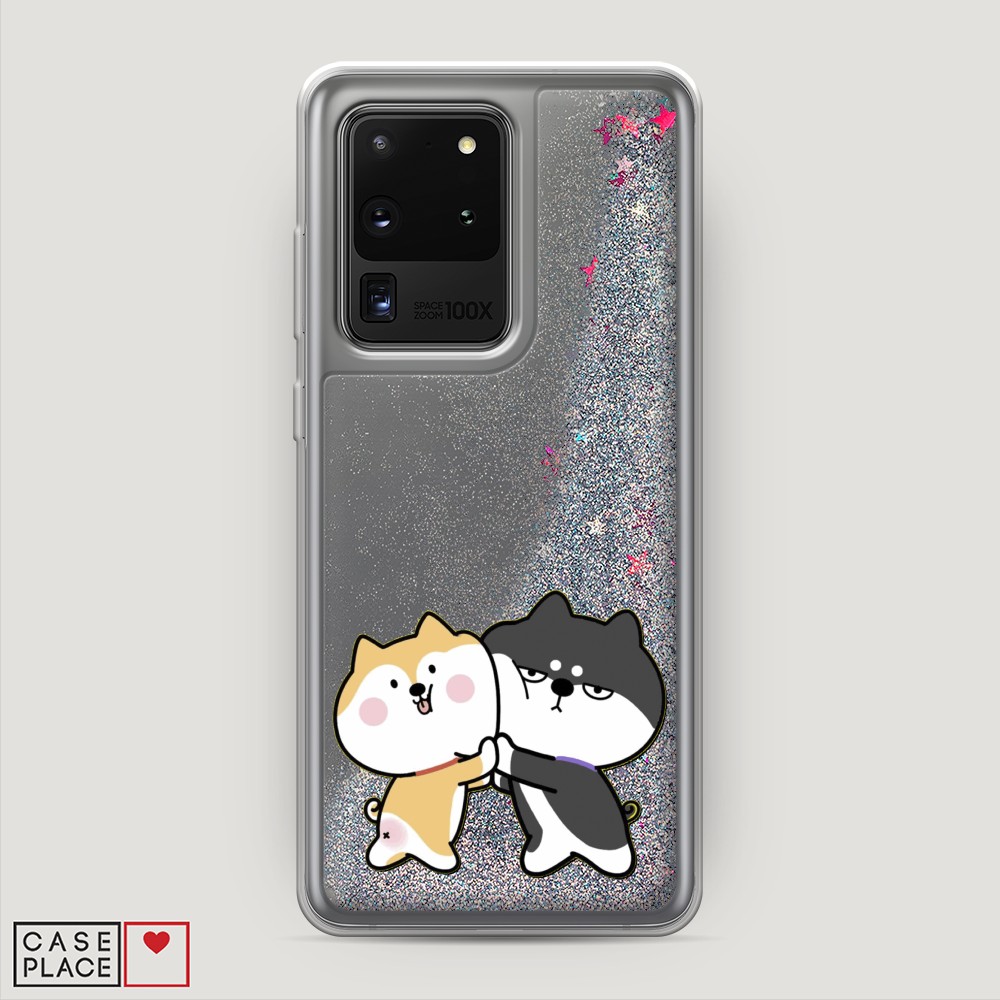 

Чехол Awog на Samsung Galaxy S20 Ultra "Обнимашки акита", Разноцветный, 29491-1