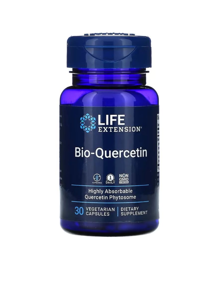 Био-кверцитин Life Extension Bio-Quercetin вегетарианские капсулы 30 шт