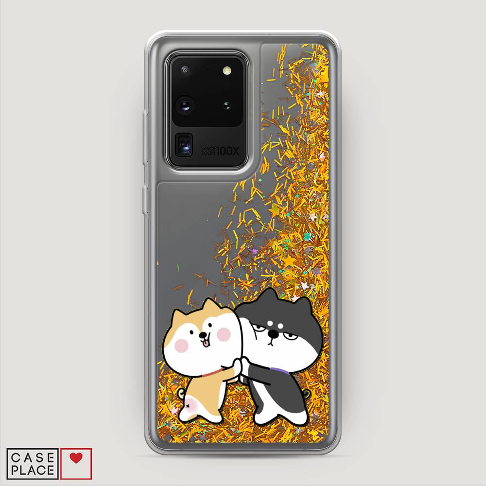 

Чехол Awog на Samsung Galaxy S20 Ultra "Обнимашки акита", Разноцветный, 29490-1