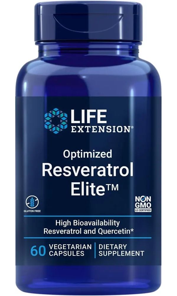 Ресвератрол Life Extension Optimized Resveratrol вегетарианские капсулы 60 шт