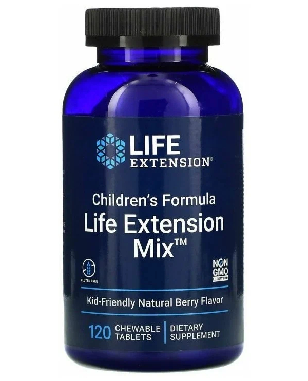 Life extension Children's Formula Mix 120 chewable tablets