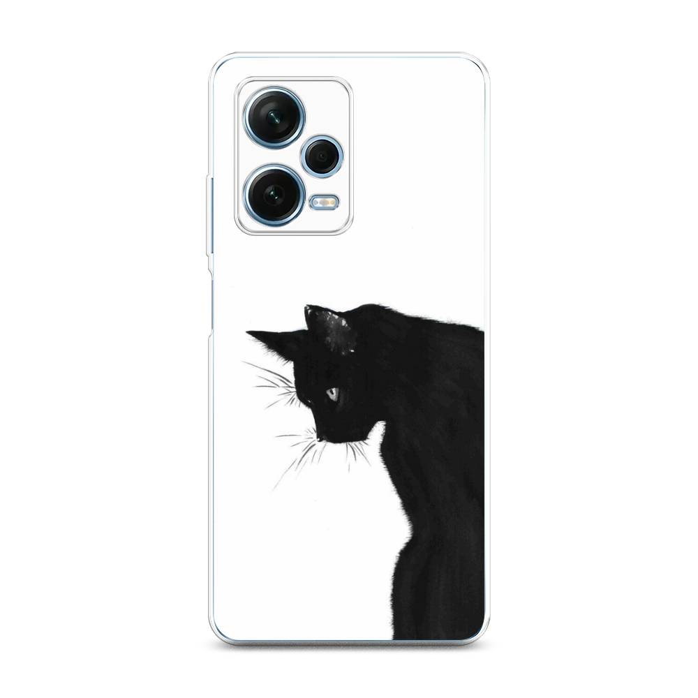 фото Чехол awog для xiaomi redmi note 12 pro plus "black cat"