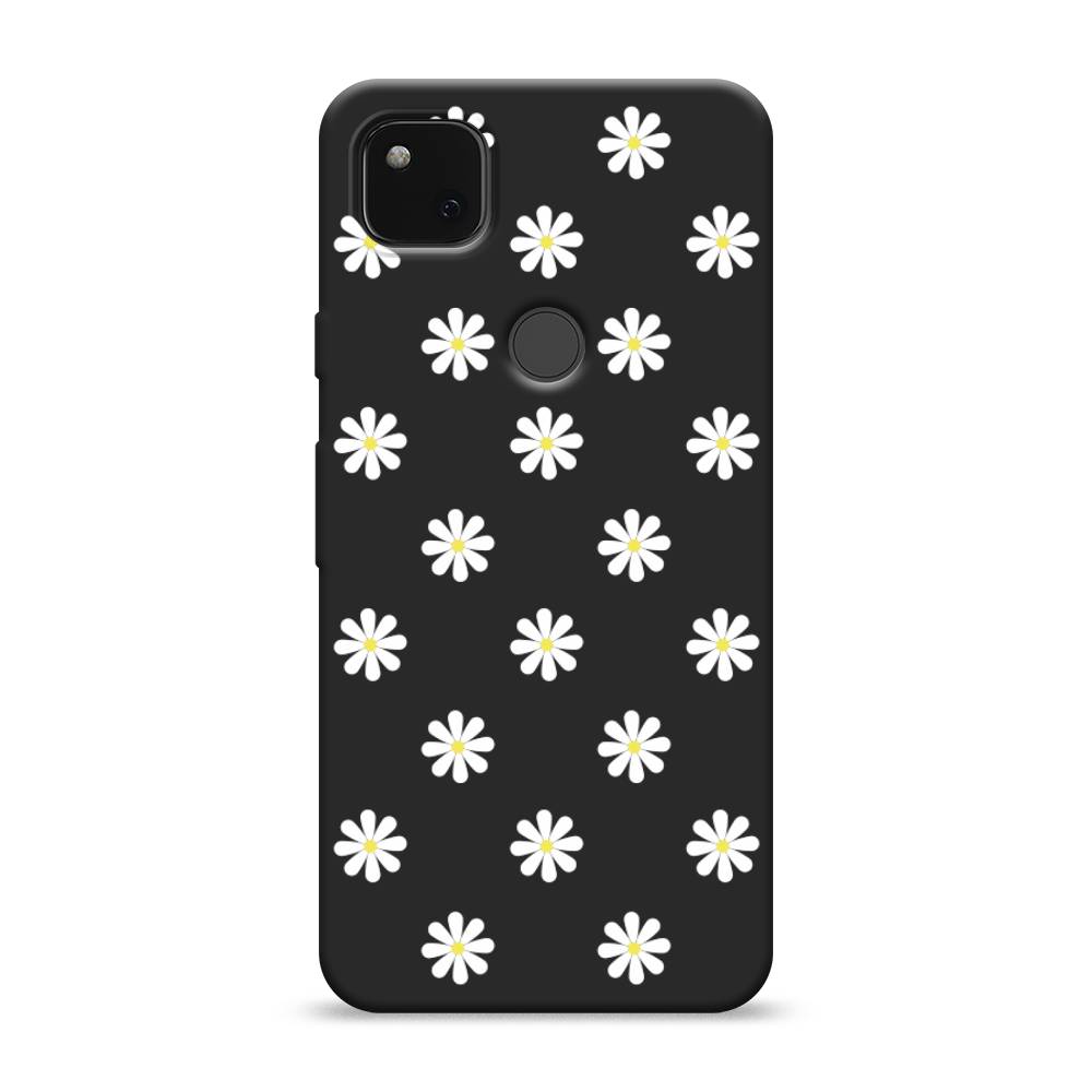 

Матовый силиконовый чехол "Маленькие ромашки" на Google Pixel 4A