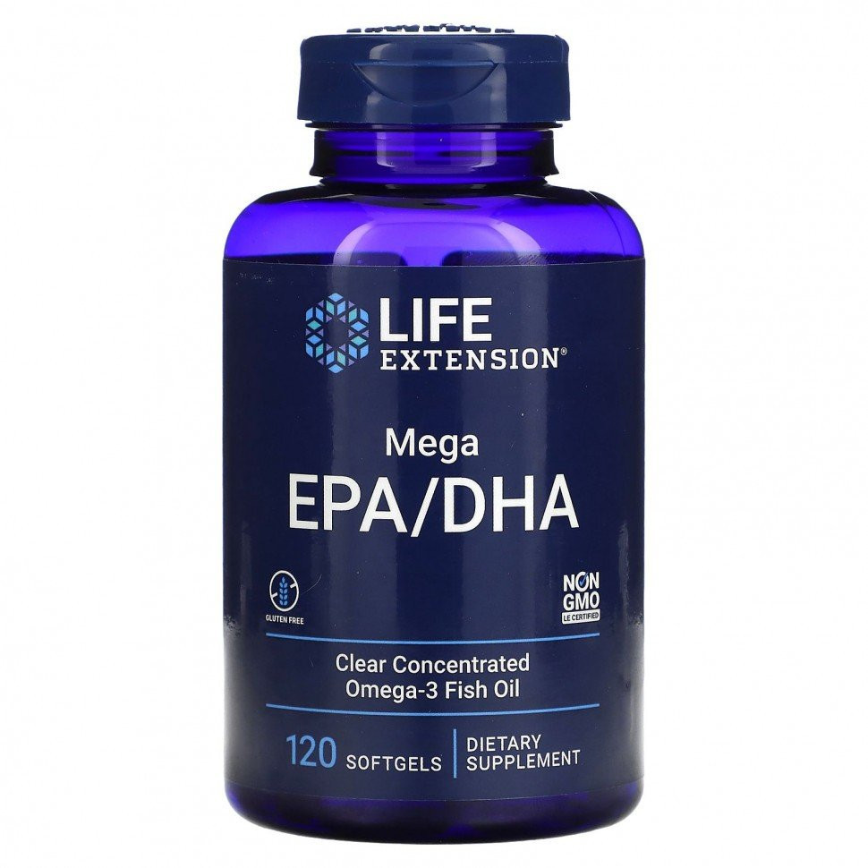 Life extension Mega EPA/DHA 120 softgels