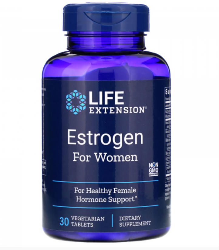 Life extension Estrogen For Women, 30 vegetarian tablets