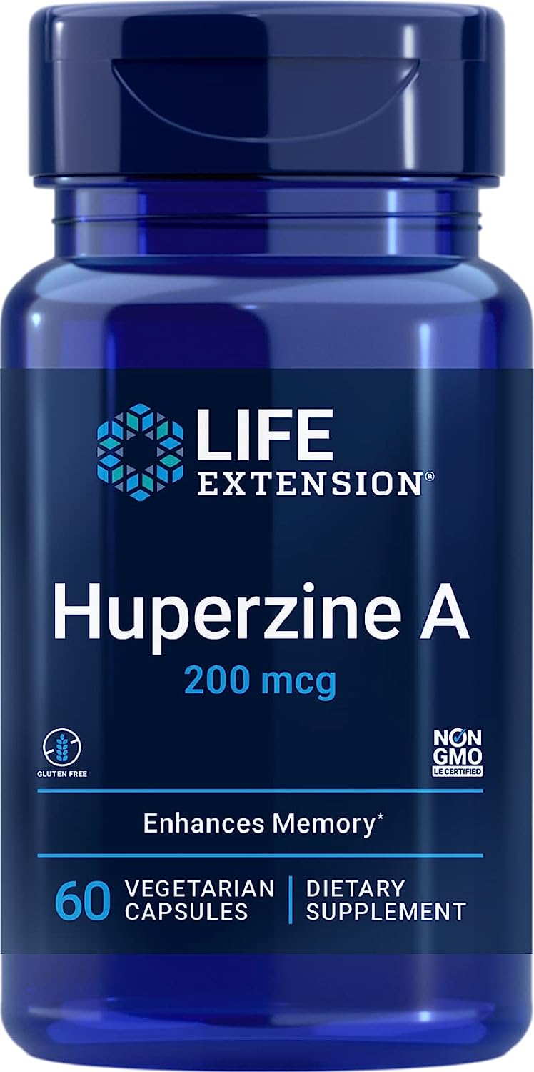 Life extension Huperzine A 200 mcg, 60 vegetarian capsules