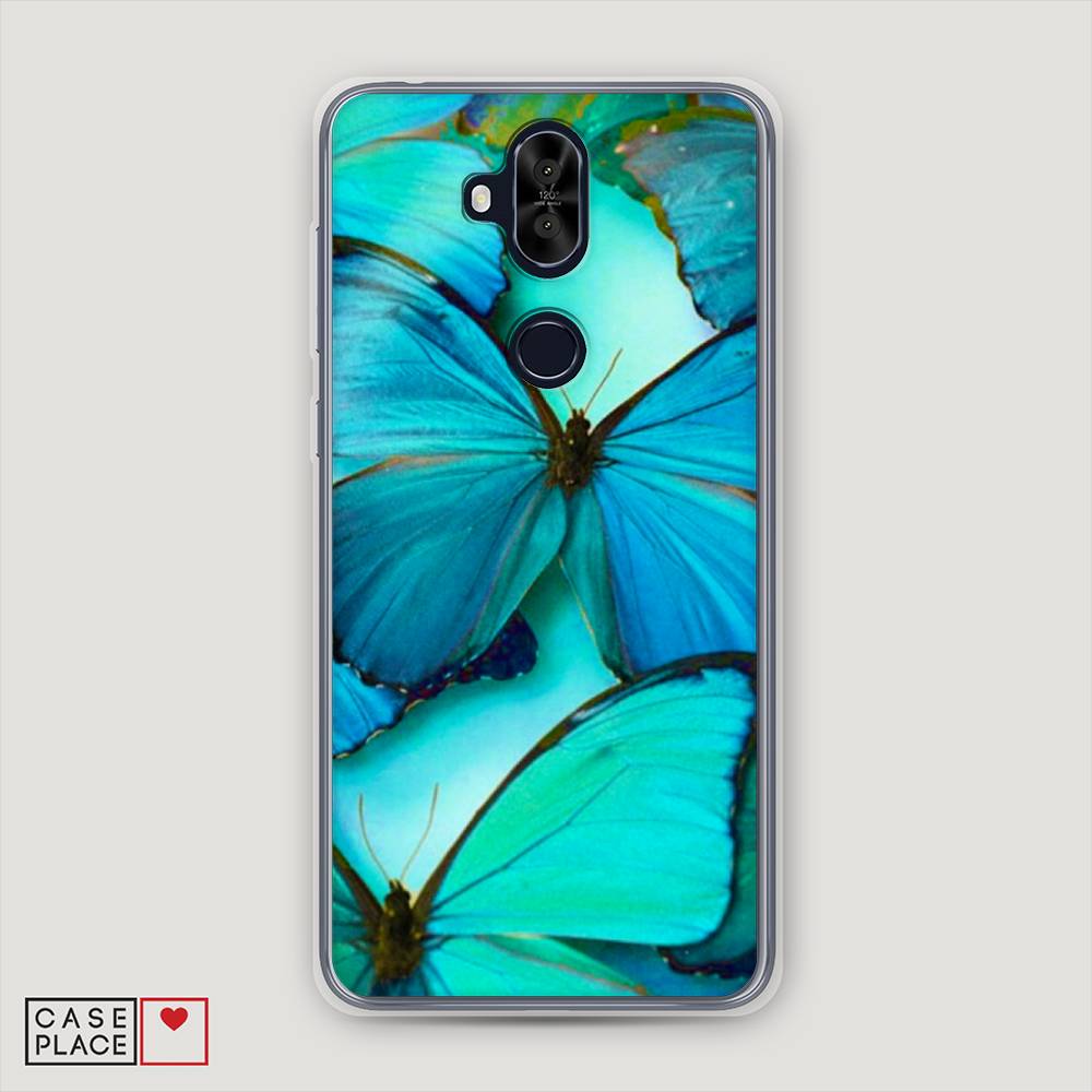 фото Чехол awog "неоновые бабочки" для asus zenfone 5 lite (zc600kl)