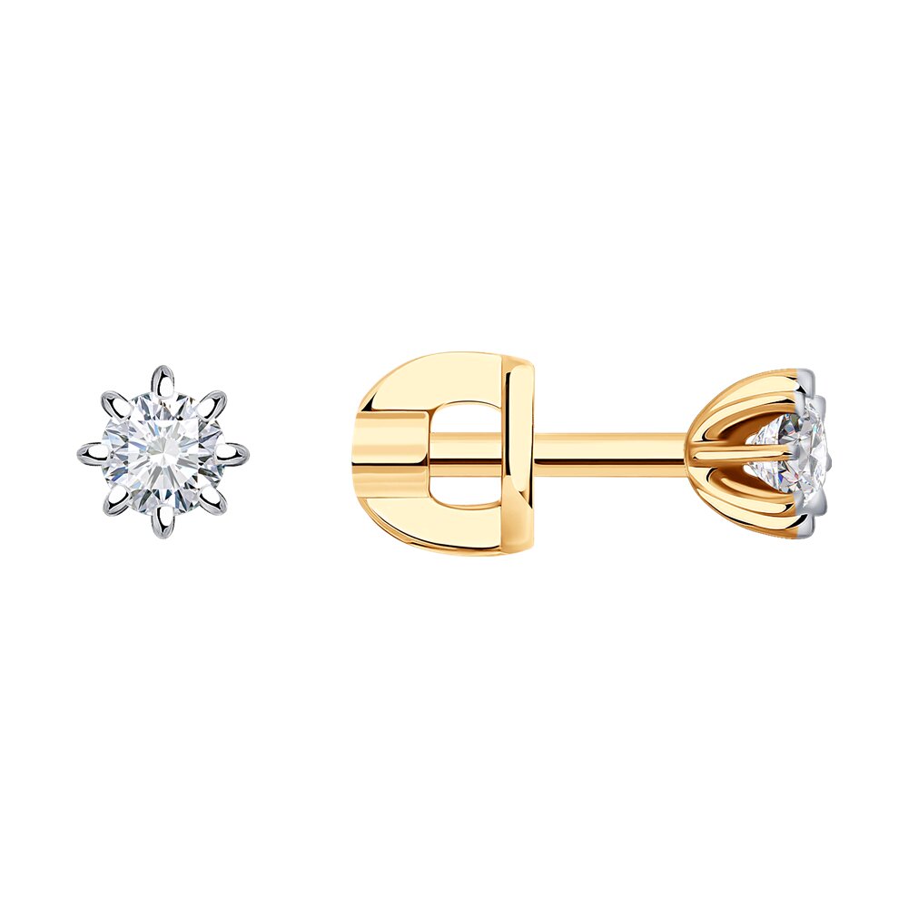 

Серьги из красного золота с бриллиантом Diamant 51-222-01702-1, 51-222-01702-1
