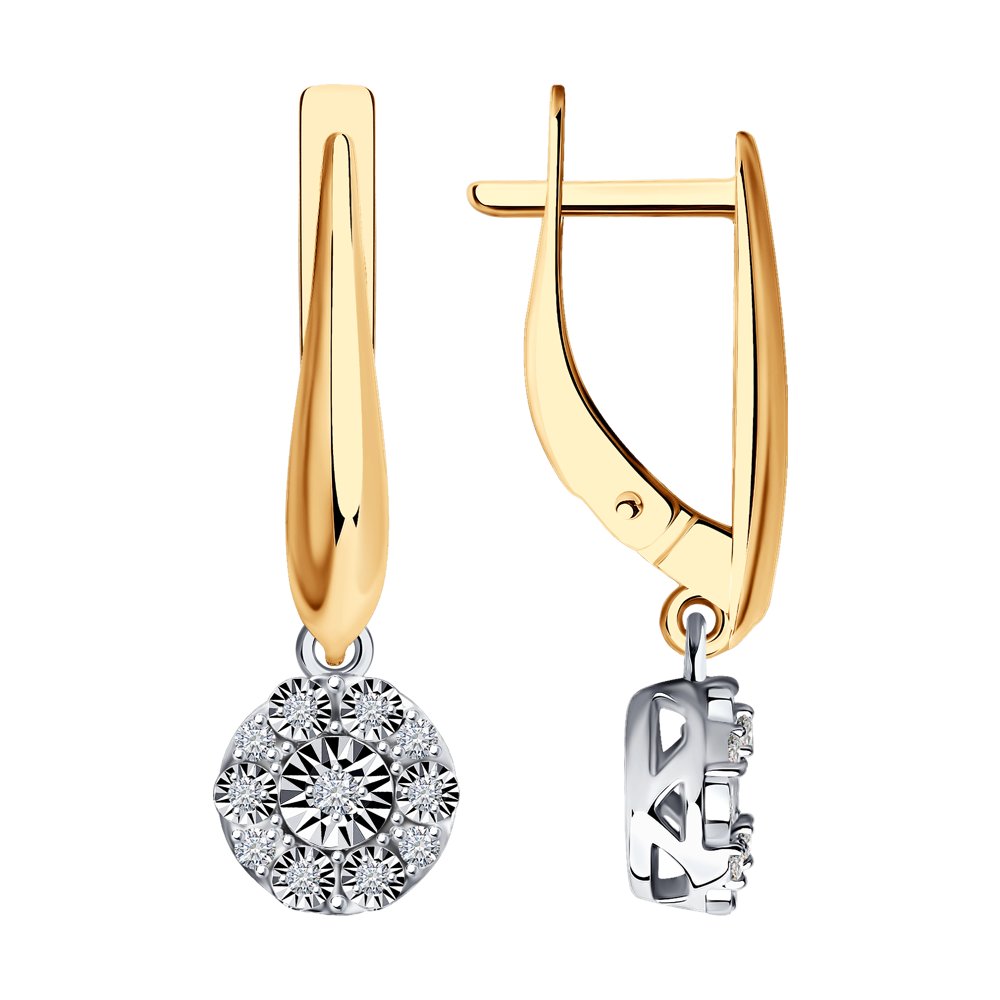 

Серьги из золота с бриллиантом Diamant 51-221-01315-1, 51-221-01315-1