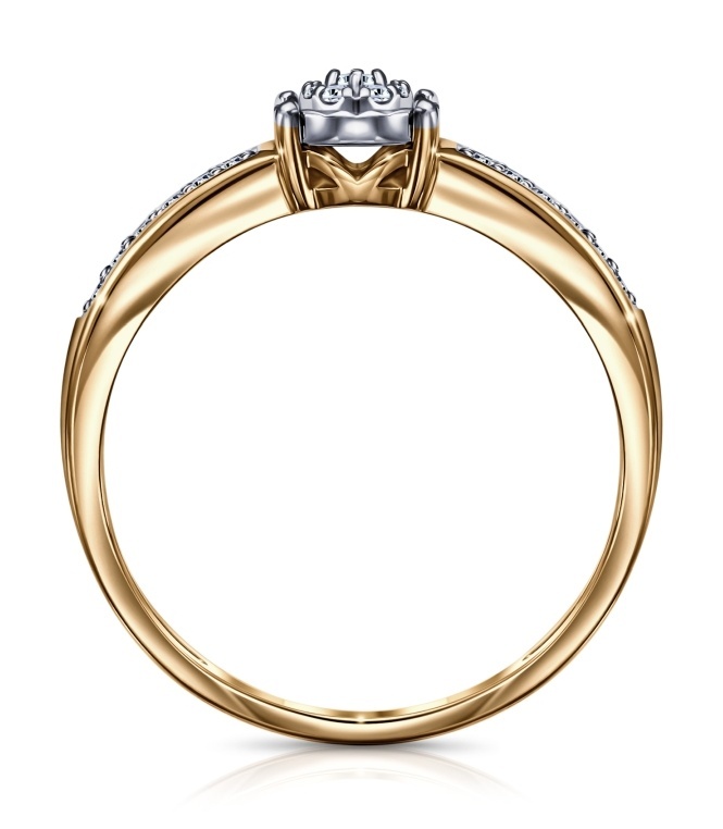 

Кольцо из золота р.  Kari Jewelry 232994, бриллиант, 232994