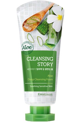Купить Пенка для умывания Kwailnara Cleansing Story Foam Cleansing Aloe 120 г
