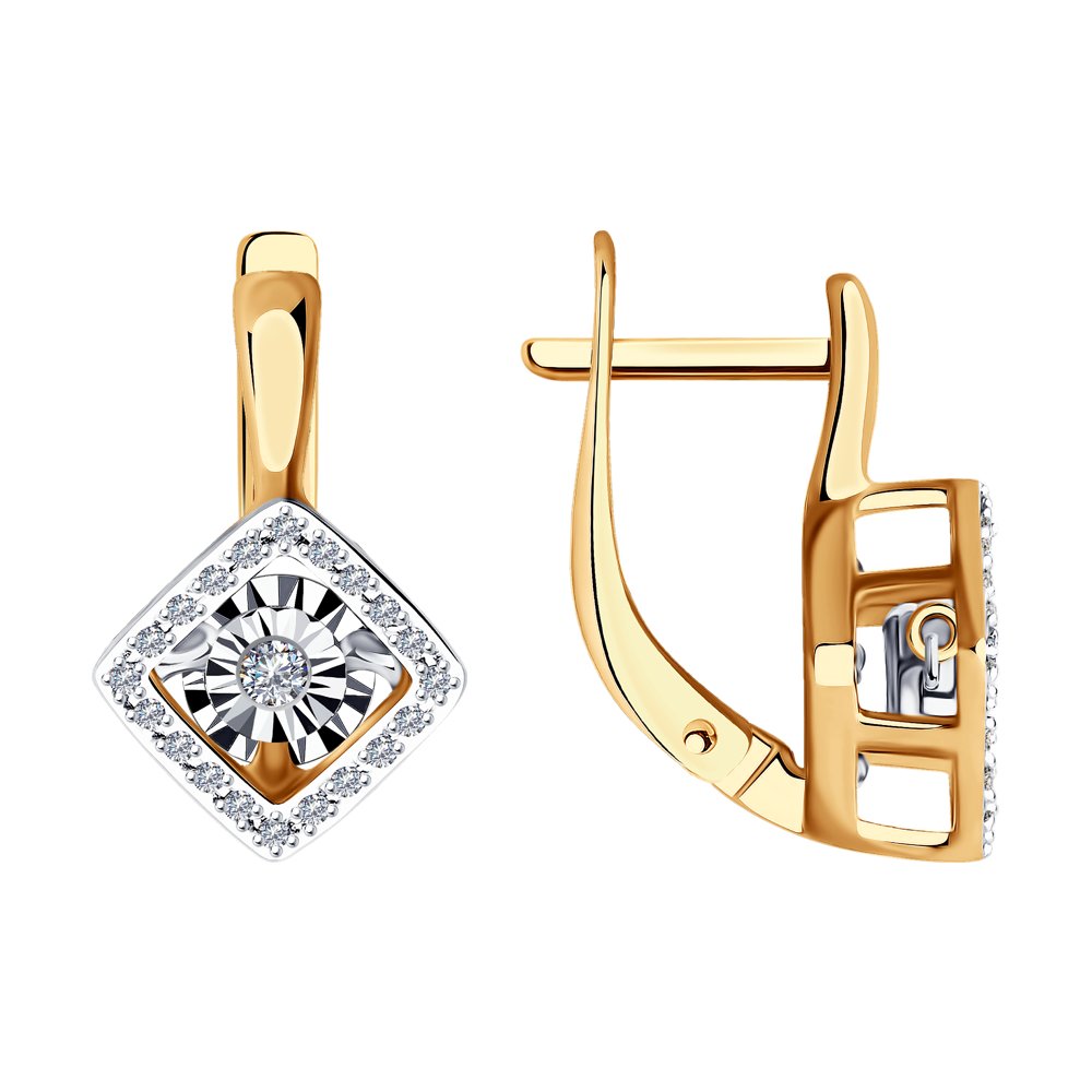 

Серьги из золота с бриллиантом Diamant 51-220-01265-1, 51-220-01265-1