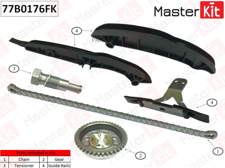 

Комплект Цепи Грм Ssangyong G20d Co Звездочками 77b0176fk MasterKit арт. 77B0176FK