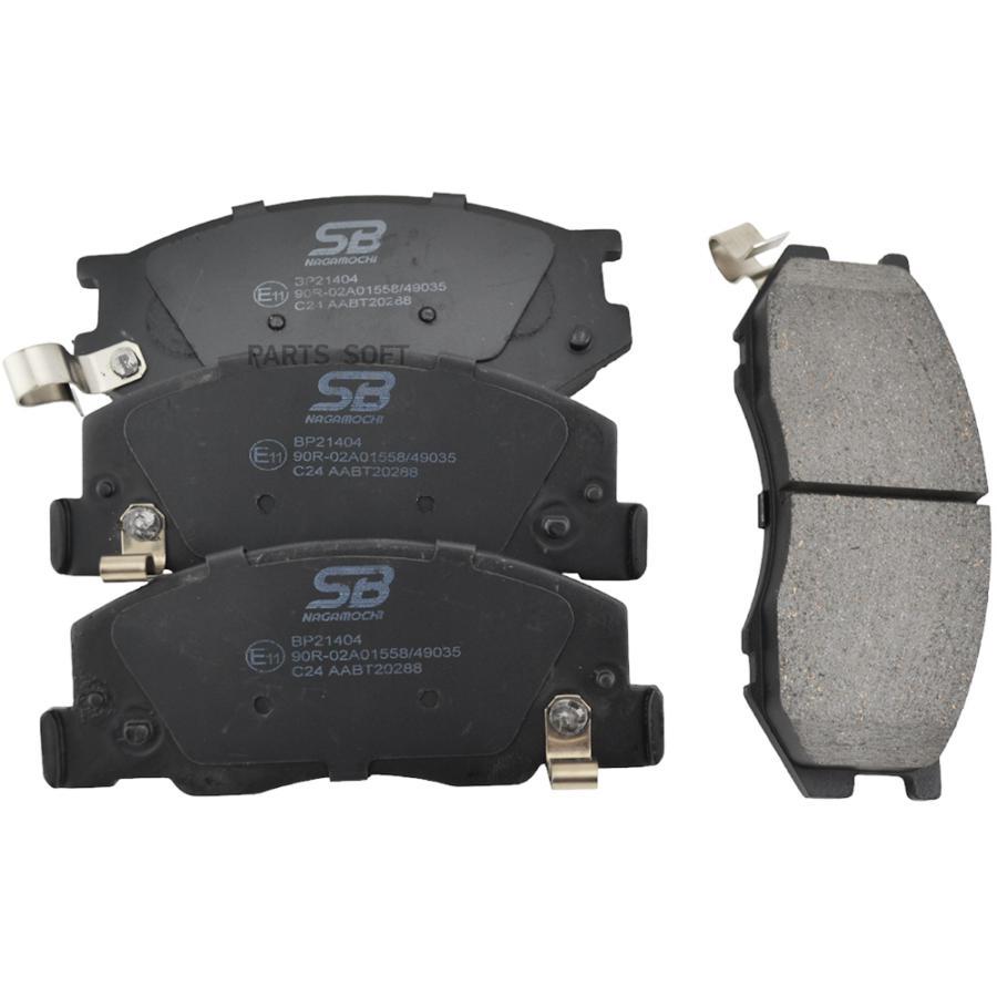 

Колодки тормозные дисковые передние к-т TOYOTA Ipsum 96-03 SB Nagamochi bp21404