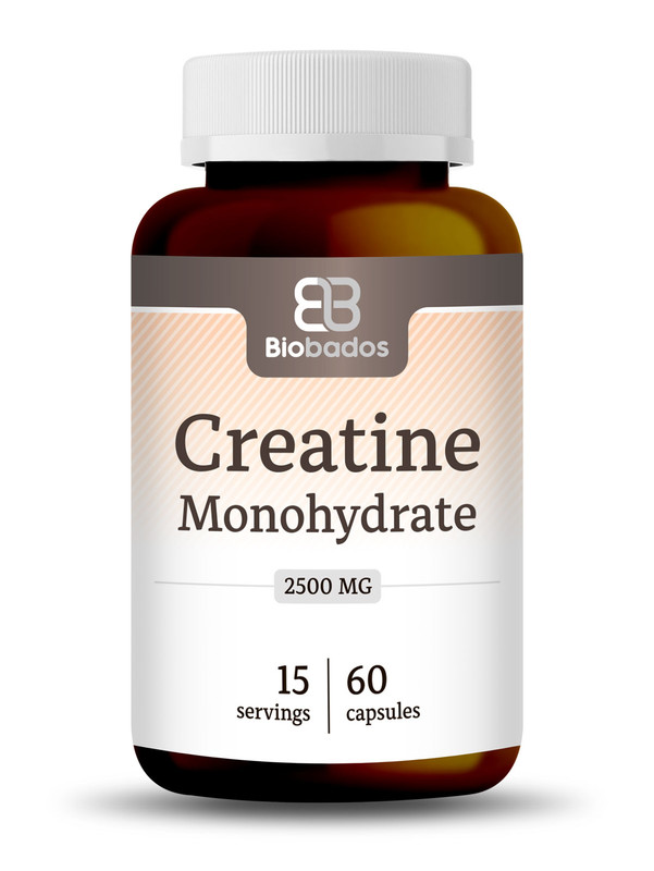 

Creatine Monohydrate BIOBADOS 2500 мг 60 капс, 2500 мг 60 капс.
