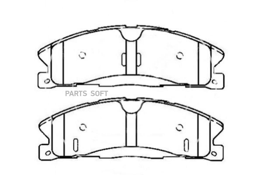 

Колодки тормозные дисковые передние к-т FORD Explorer 2005 - SB Nagamochi bp51623