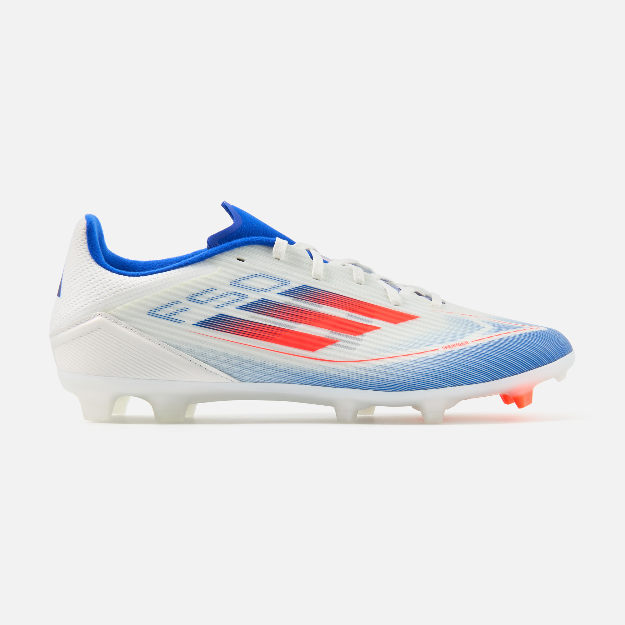 

Бутсы мужские Adidas F50 League FG/MG IE0601 бело-синие 9.5 UK, Белый;синий, F50 League FG/MG