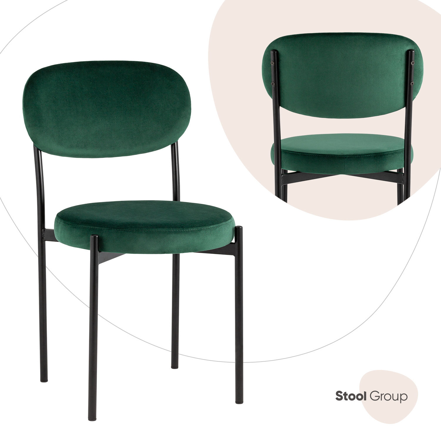 

Стул Stool Group Бриф, зелёный, Бриф