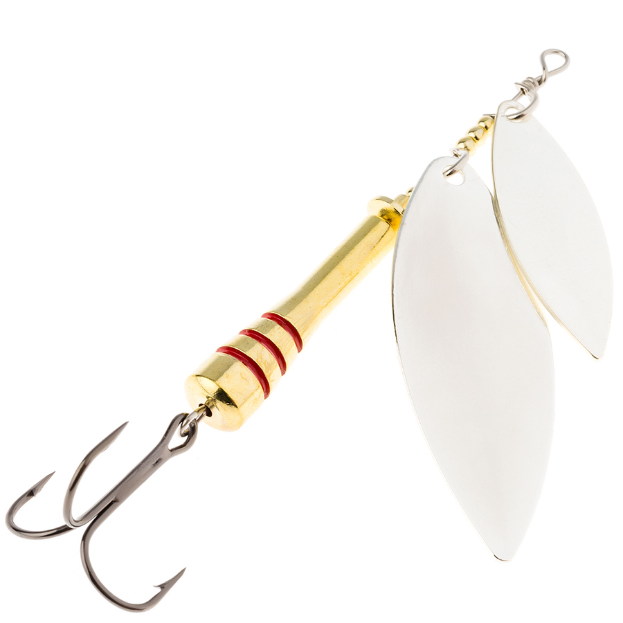

Блесна вращающаяся Akara Action Series Tandem Bomba 2/ 21 гр. 5/7 oz. A19, Золотистый;серебристый, Tandem Bomba