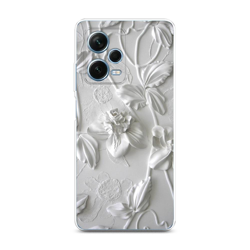 

Чехол Awog для Xiaomi Redmi Note 12 Pro Plus "Гипсовые цветы", 317150-7