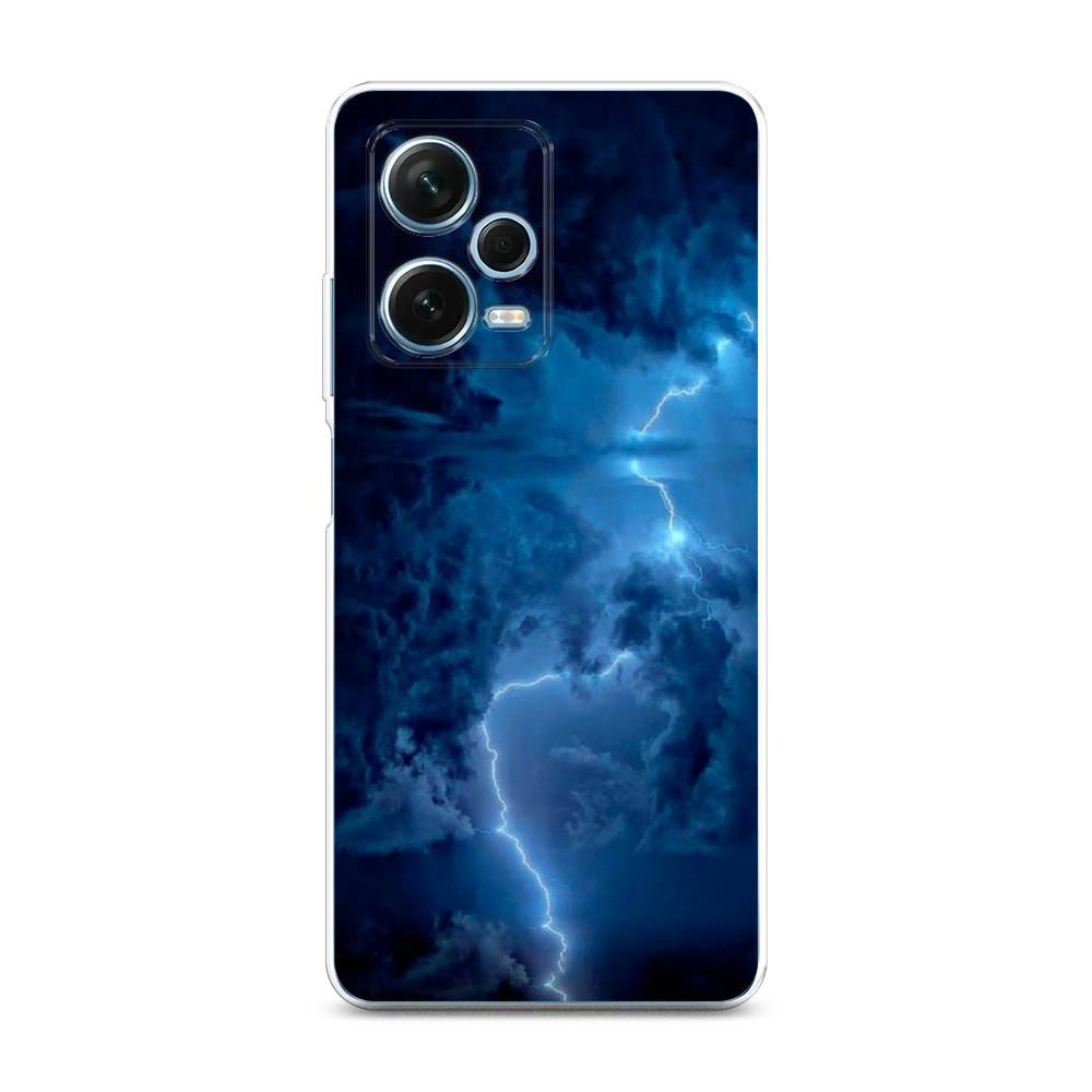 

Чехол Awog для Xiaomi Redmi Note 12 Pro Plus "Молния", Синий, 317150-4