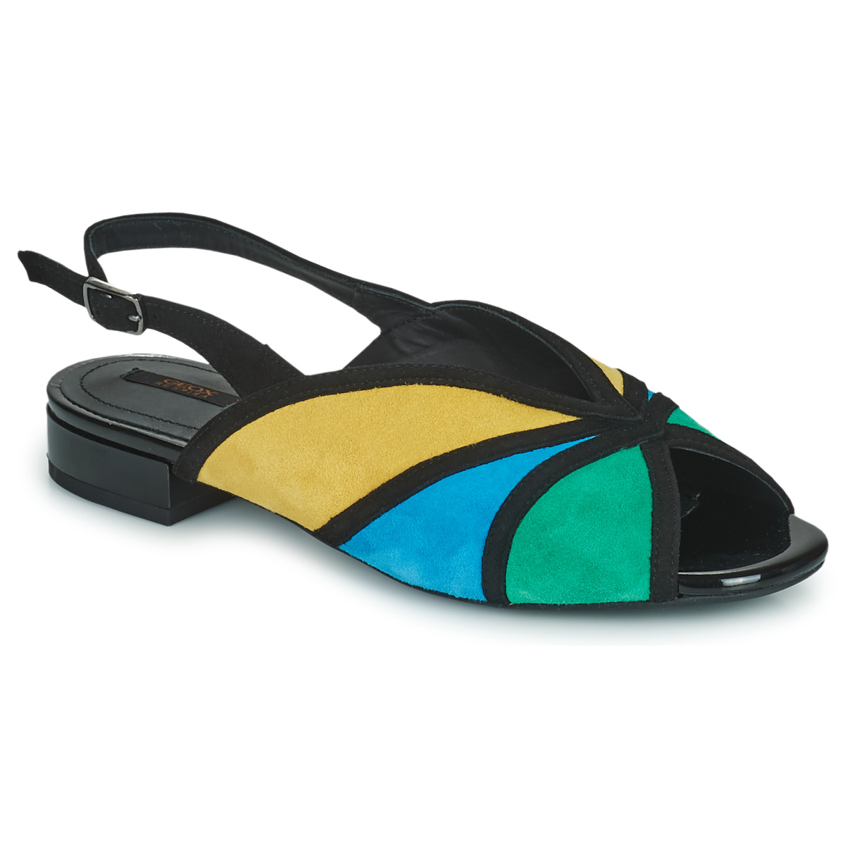 

Босоножки женские GEOX 23074992 черные 37.5 EU, Черный, 23074992