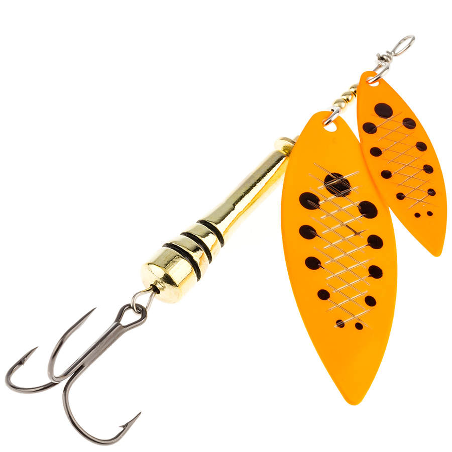

Блесна вращающаяся Akara Action Series Tandem Bomba 1/ 15 гр. 1/2 oz. A10, Золотистый;оранжевый, Tandem Bomba