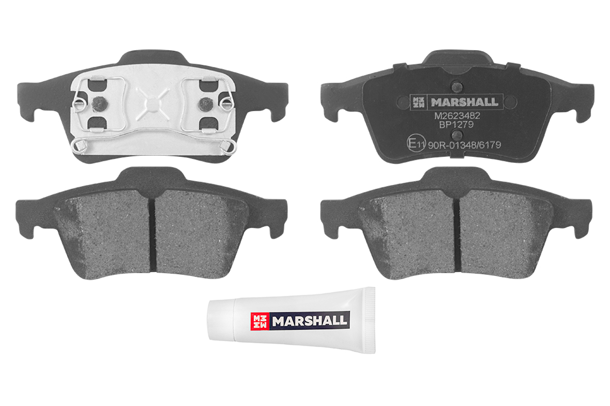 

Тормозные колодки MARSHALL Autoparts задние дисковые m2623482